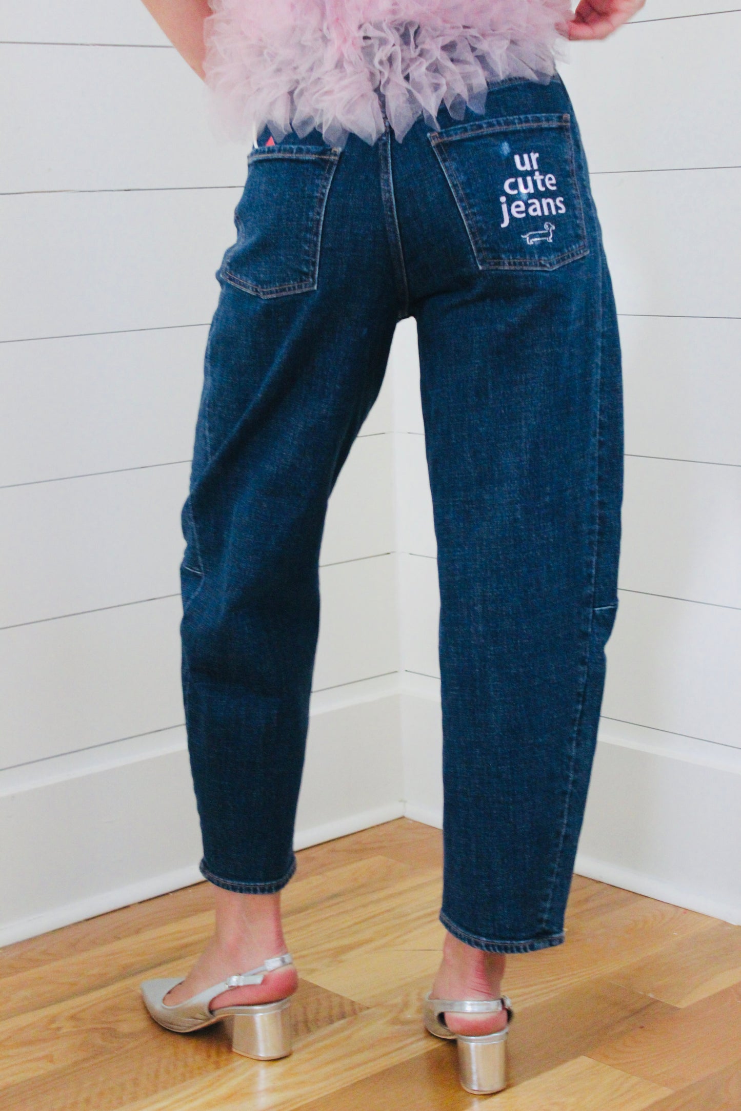 Endsley | "Ur Cute Jeans" Barrel Jeans, 4