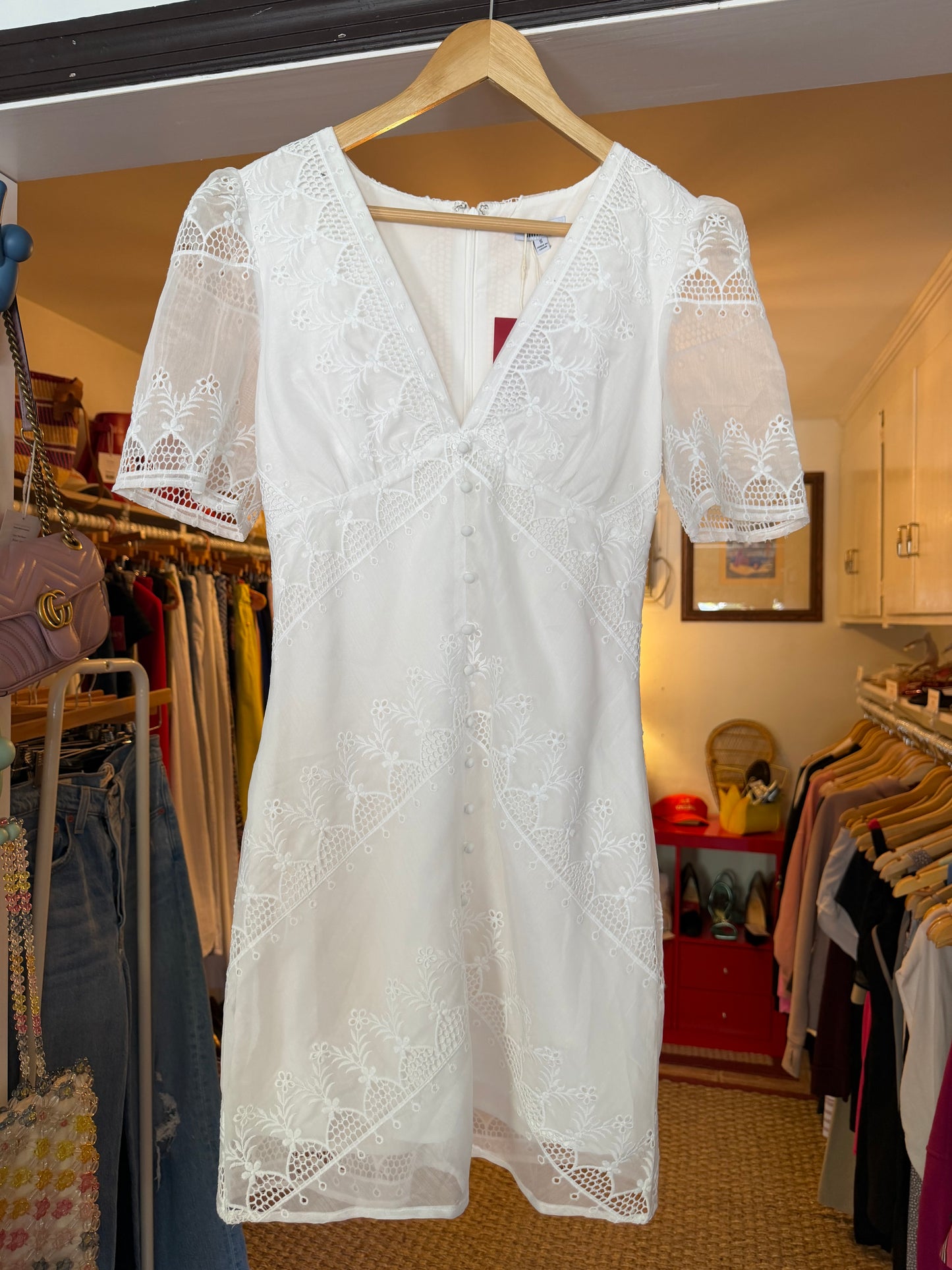Minuet | Detailed Midi Dress, S