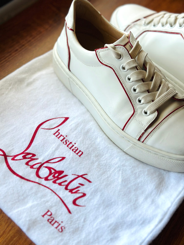 Christian Louboutin | Vieirissima Two-Tone Leather Sneakers