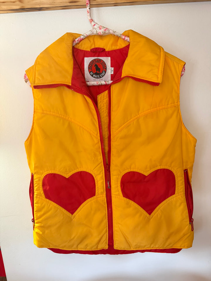 White Stag | 1970s/80s Vintage Heart Puffer, S