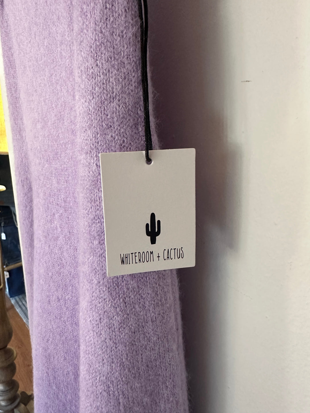 Whiteroom + Cactus  | Ankle Length Knit Down Skirt in Lavendar