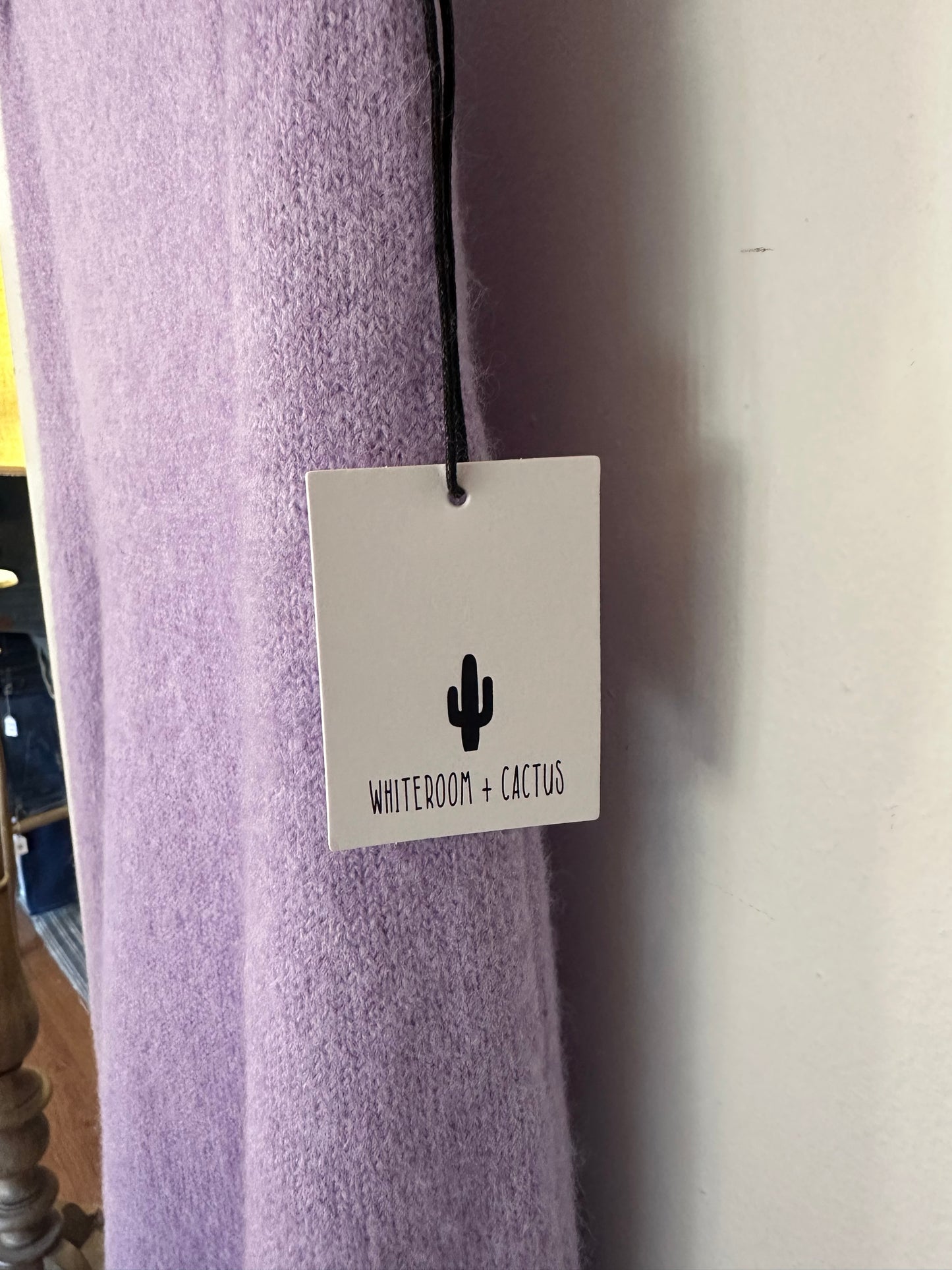 Whiteroom + Cactus  | Ankle Length Knit Down Skirt in Lavendar