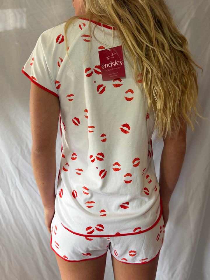 Kate Schelter x LAKE | Kisses Pajama Set, S