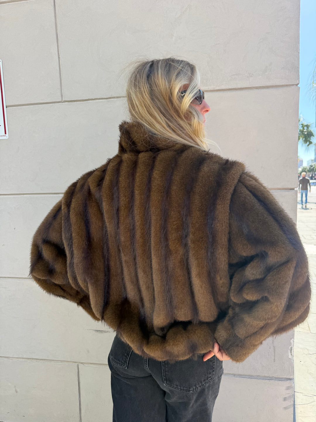 Ducie | Katja Fur Jacket, XS (Oversized)