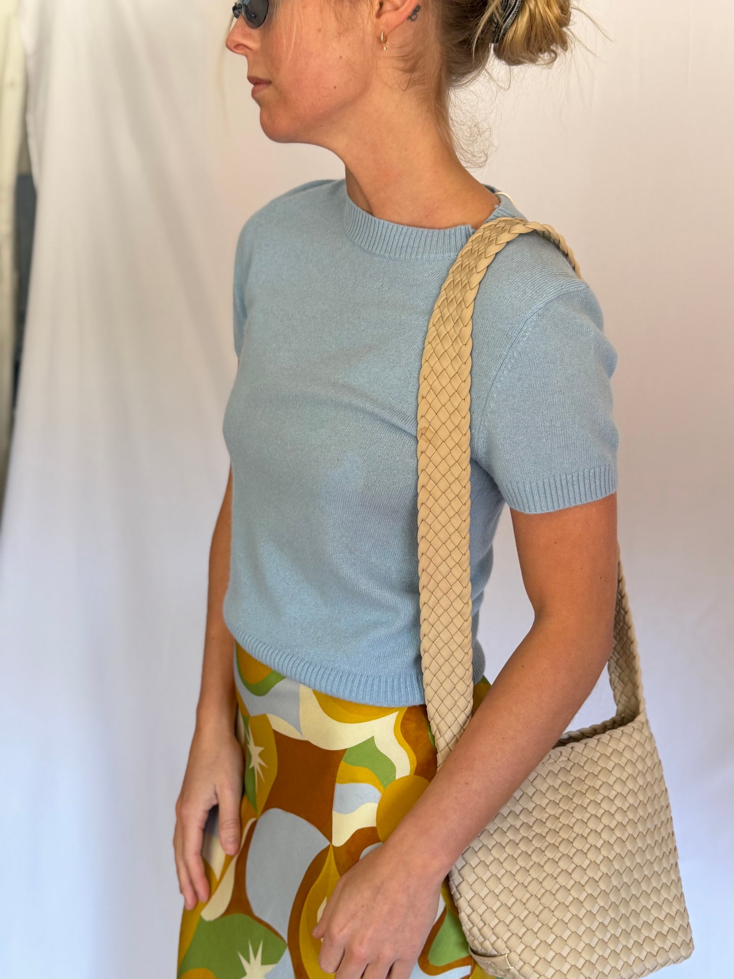 Ann Taylor | 100% Cashmere Short Sleeve Sweater, S