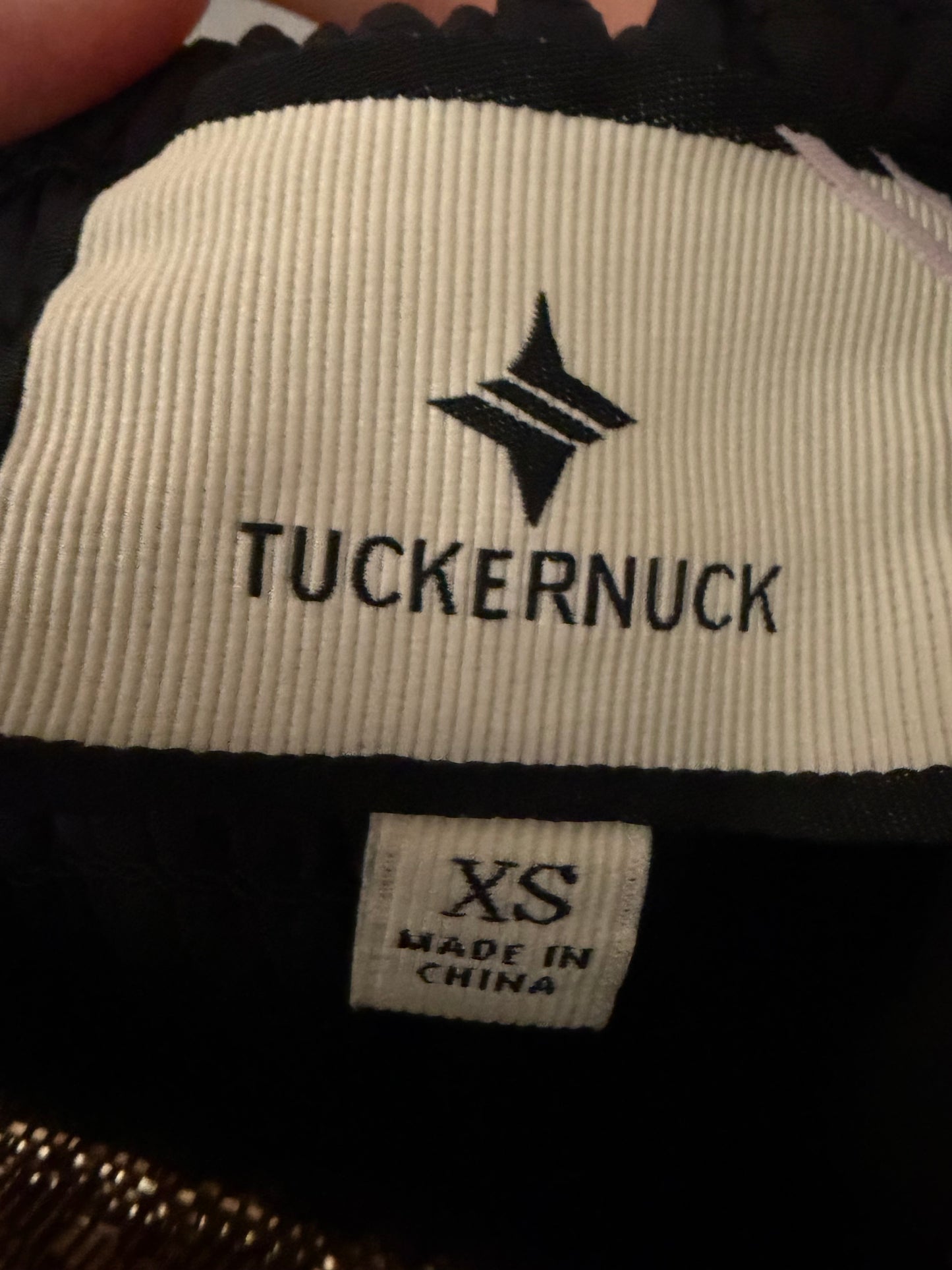 Tuckernuck | Gold Textured Jacquard Esme Dress, XXS