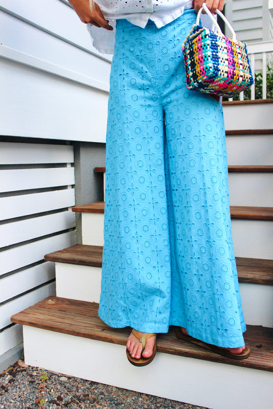 Chakeris Charleston | Eyelet Pants, S
