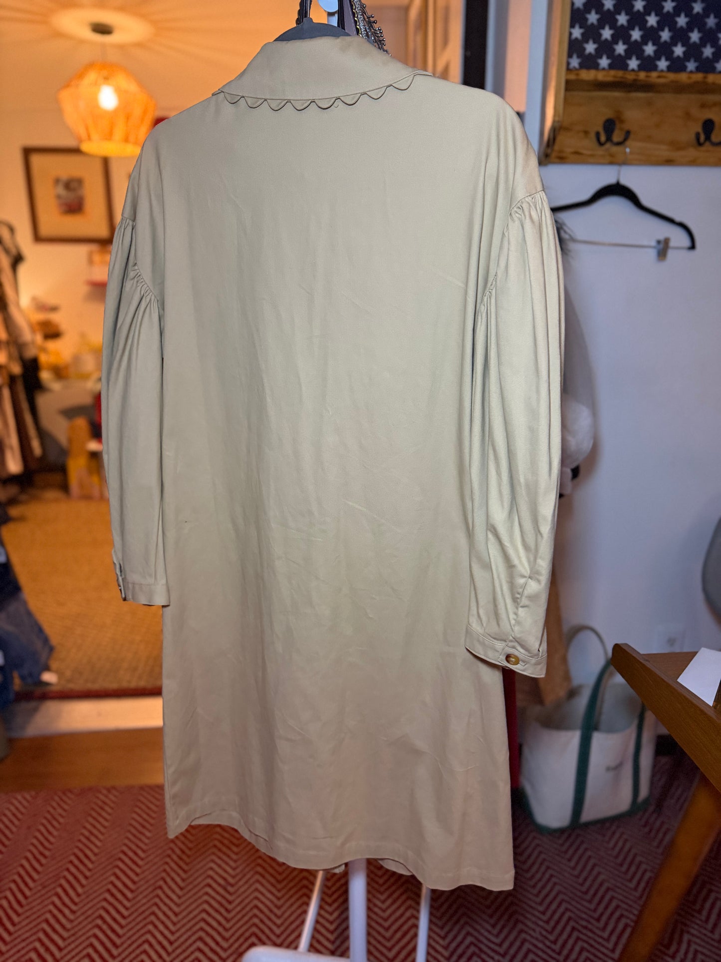 Kika Vargas | Scalloped Trench Coat, XS