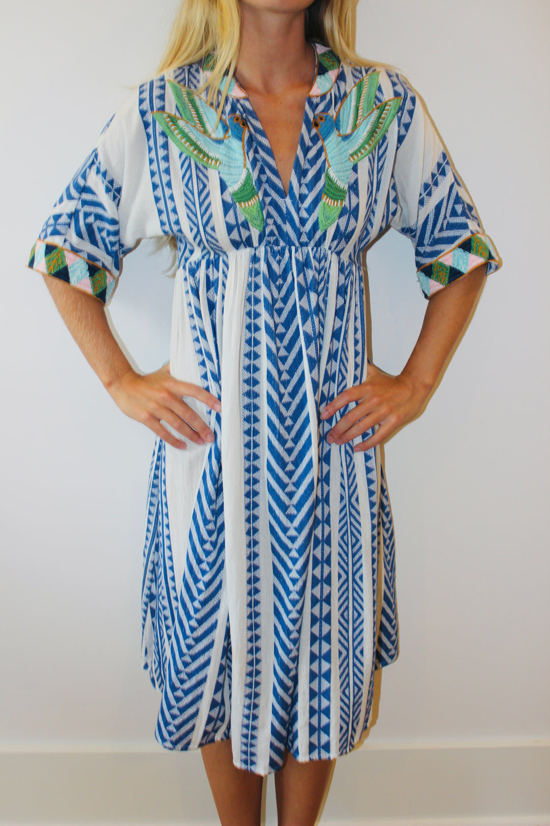 Farm Rio  | Parrot Midi Dress, XS