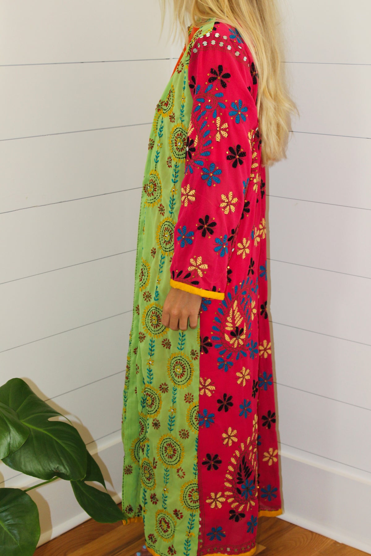 Spanish Sequin Hand Embroidered Kimono, OS