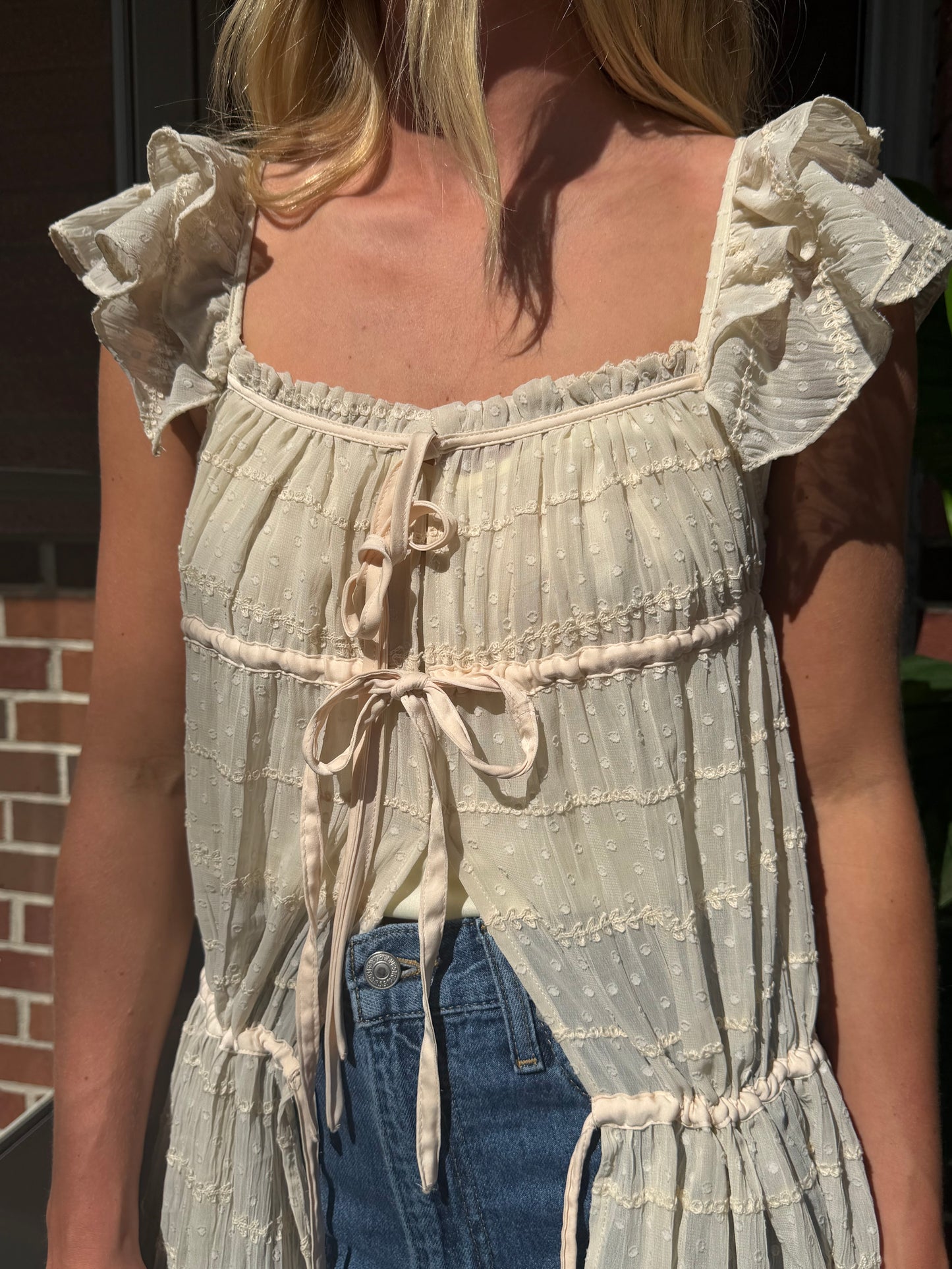 Free People | Lace Sheer Overlay, XS