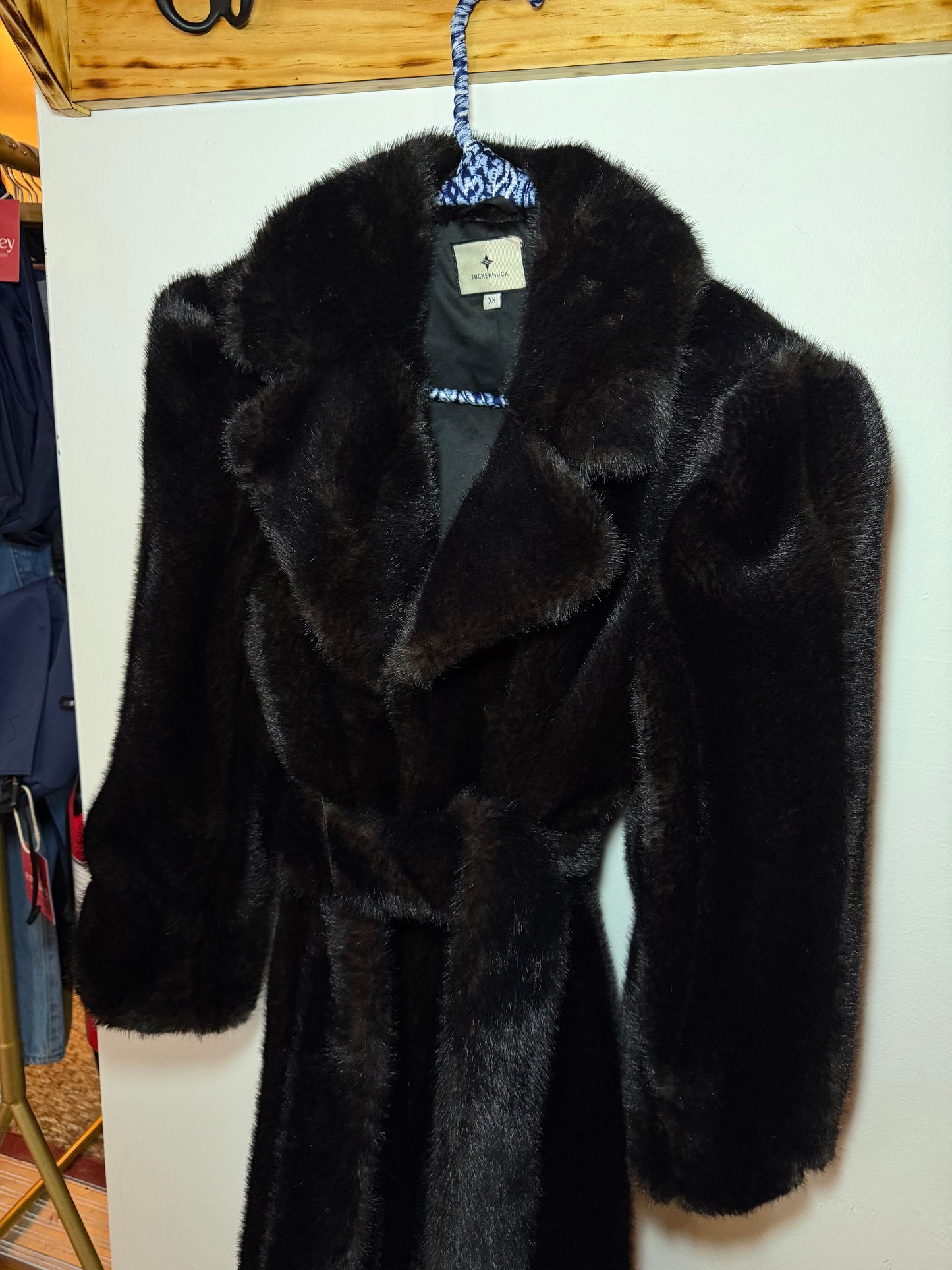 Tuckernuck | Brown Fur Carmella Coat, XS
