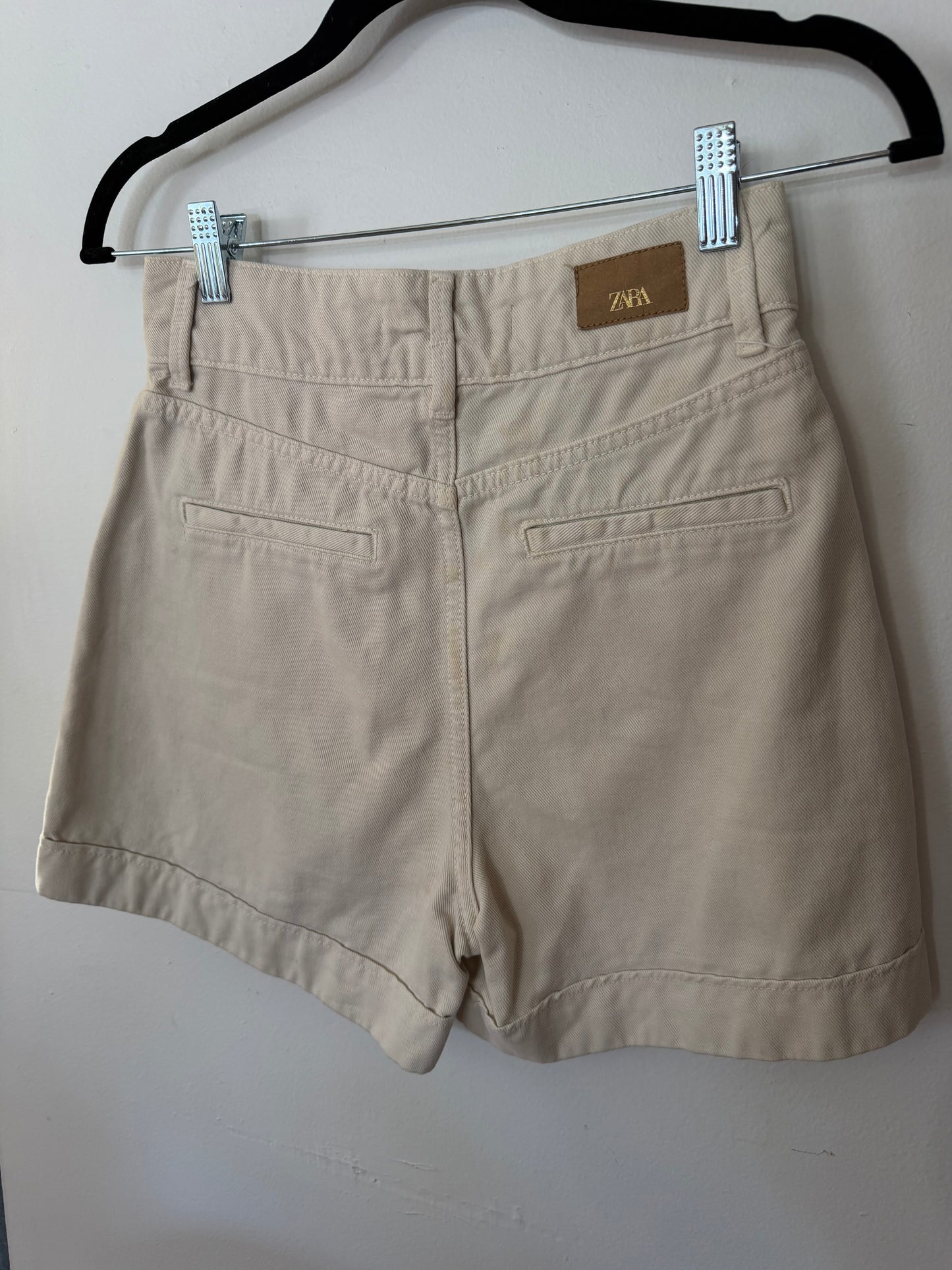 Zara | Tan Denim Shorts, 2