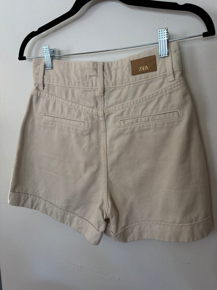 Zara | Tan Denim Shorts, 2