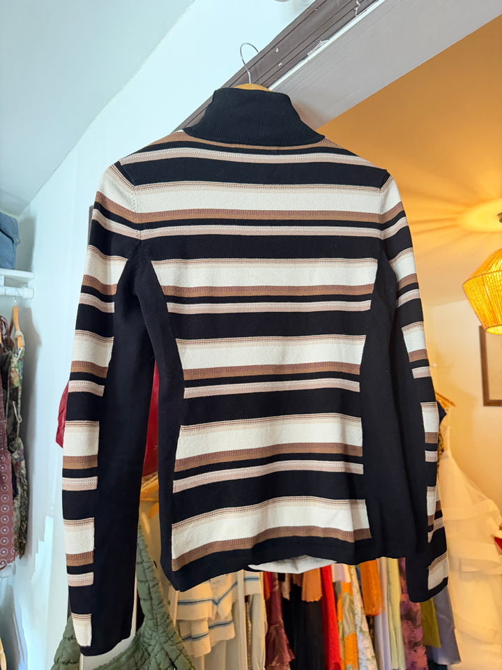 Karen Millen | Turtleneck Striped Sweater, 3