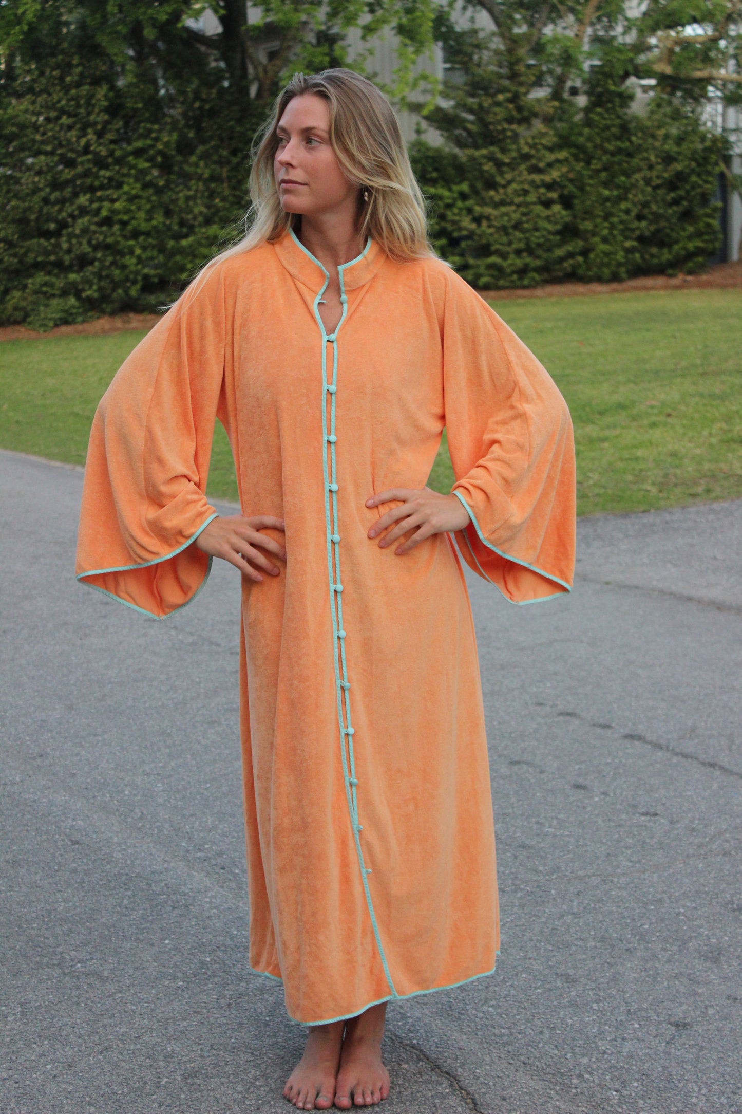 La Vie Style House x Weezie | Terrycloth Long Caftan, O/S