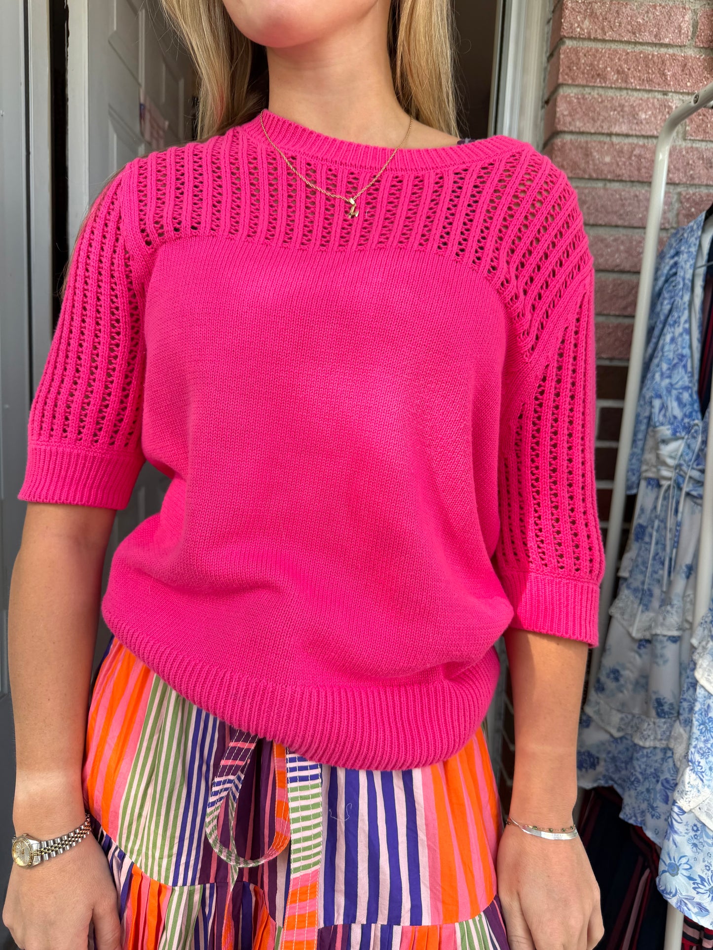 Evereve | Remy Crochet Sweater, L