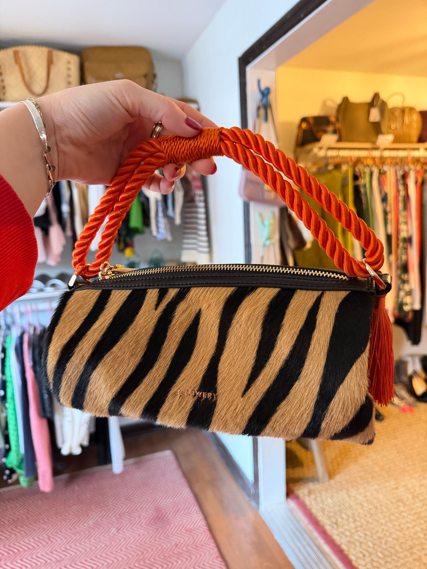 J Lowery  | Tiger Print Bag