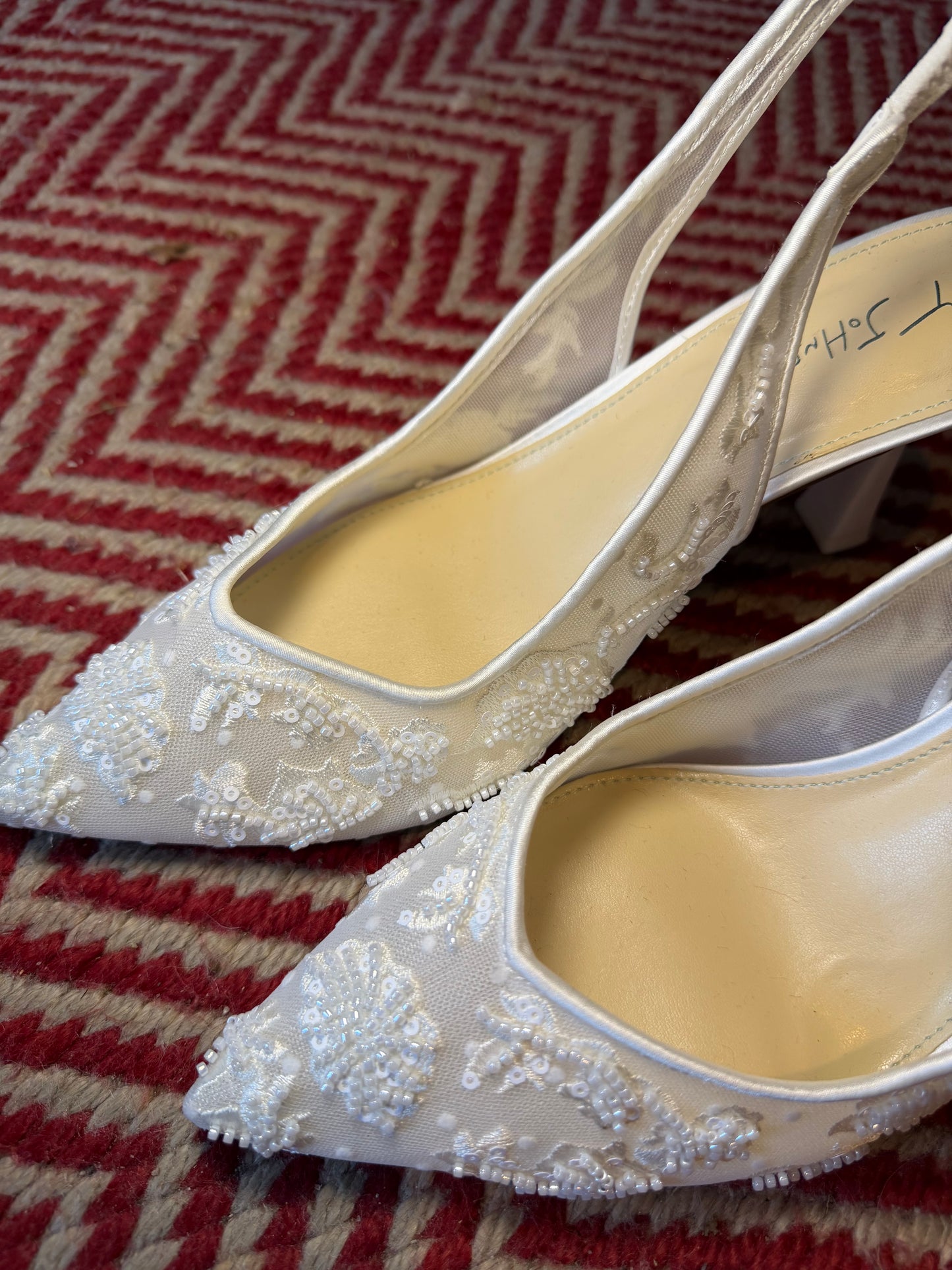 Betsy Johnson | Nikki Embellished Slingback Pumps, 9