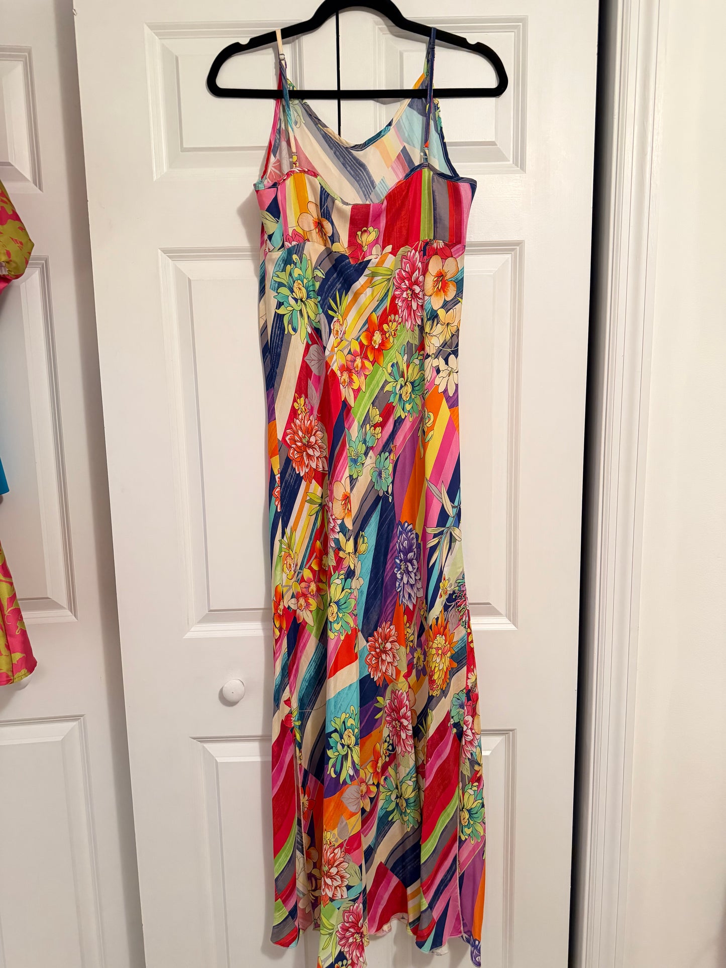 Johnny Was | Gigianna Floral Slip Maxi Dress, M