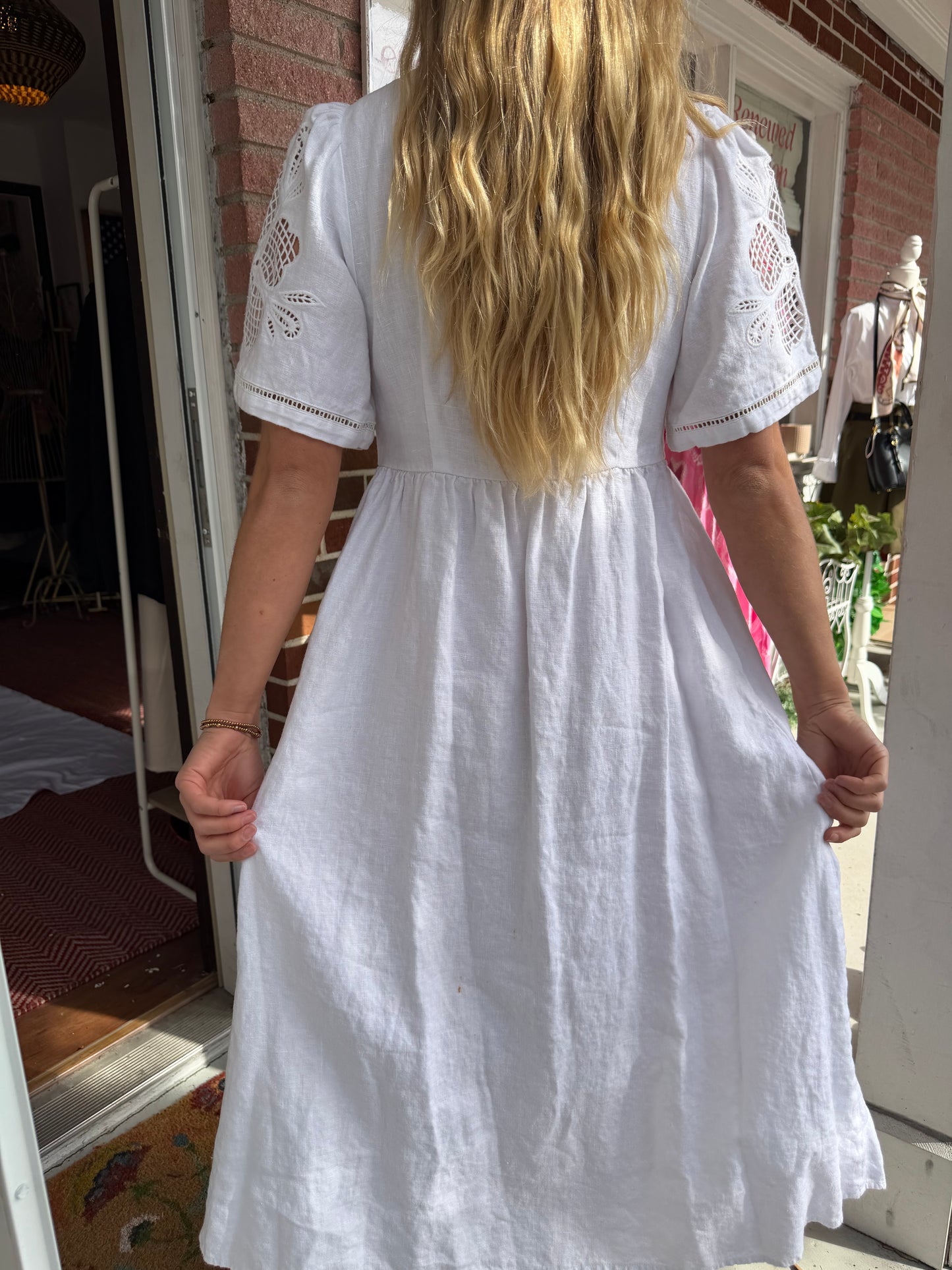 Madewell | Cassie Front Button Midi Dress, S