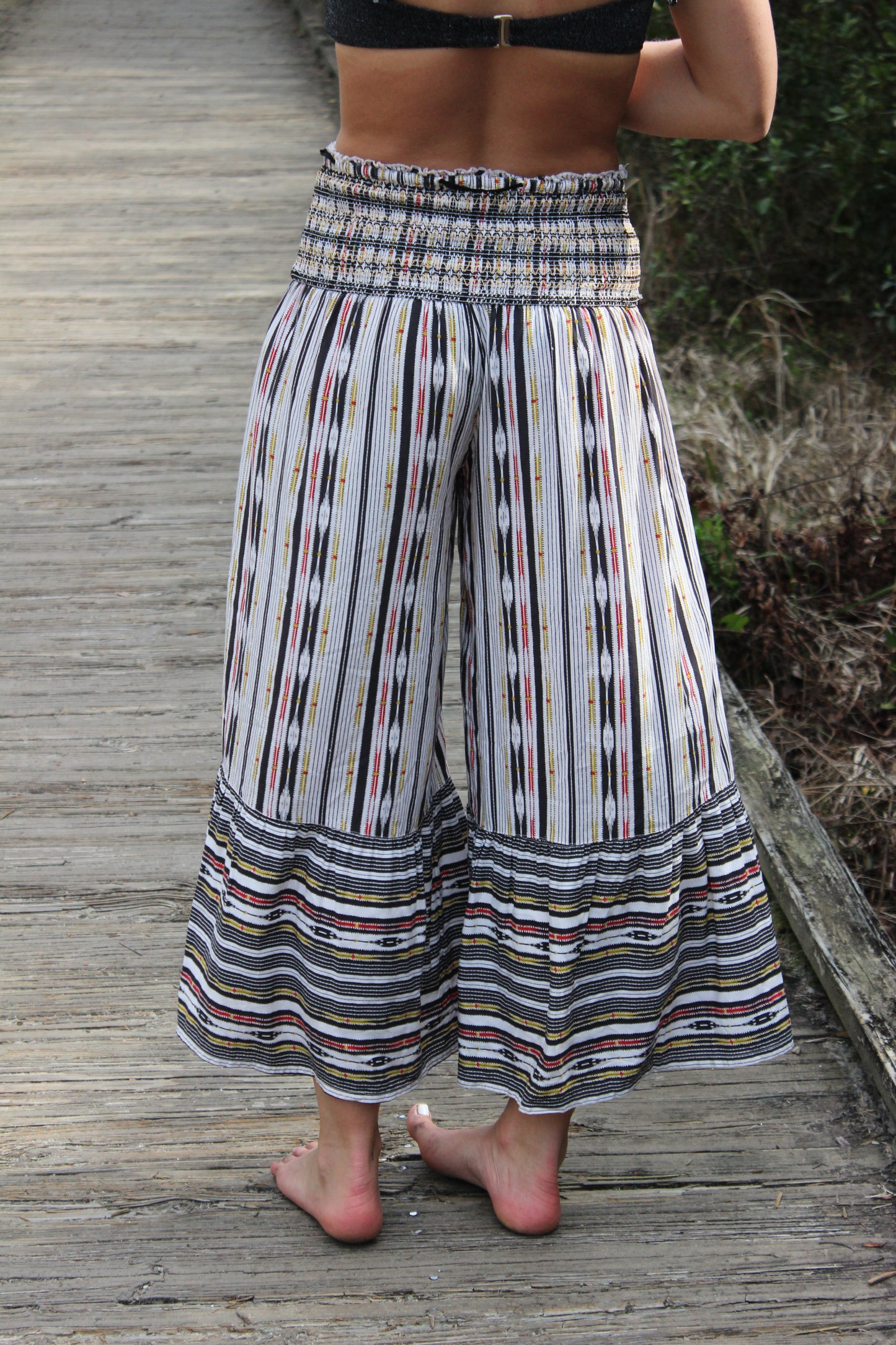 Maeve | Boho Smocked Pants, XS