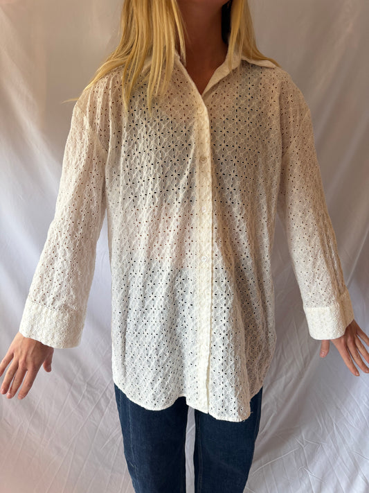 Zara | Long Sleeve Button Up, XS