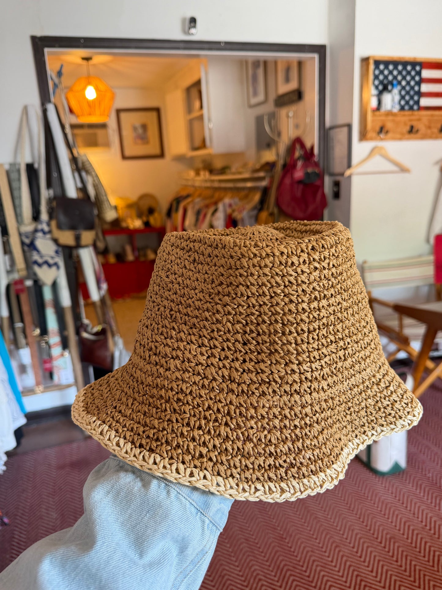 Straw Sun Hat, OS