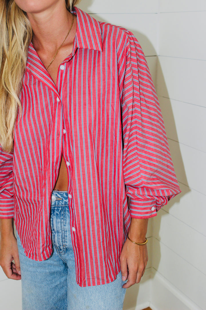 Sunday in Brooklyn | Batwing Button Down Shirt, S