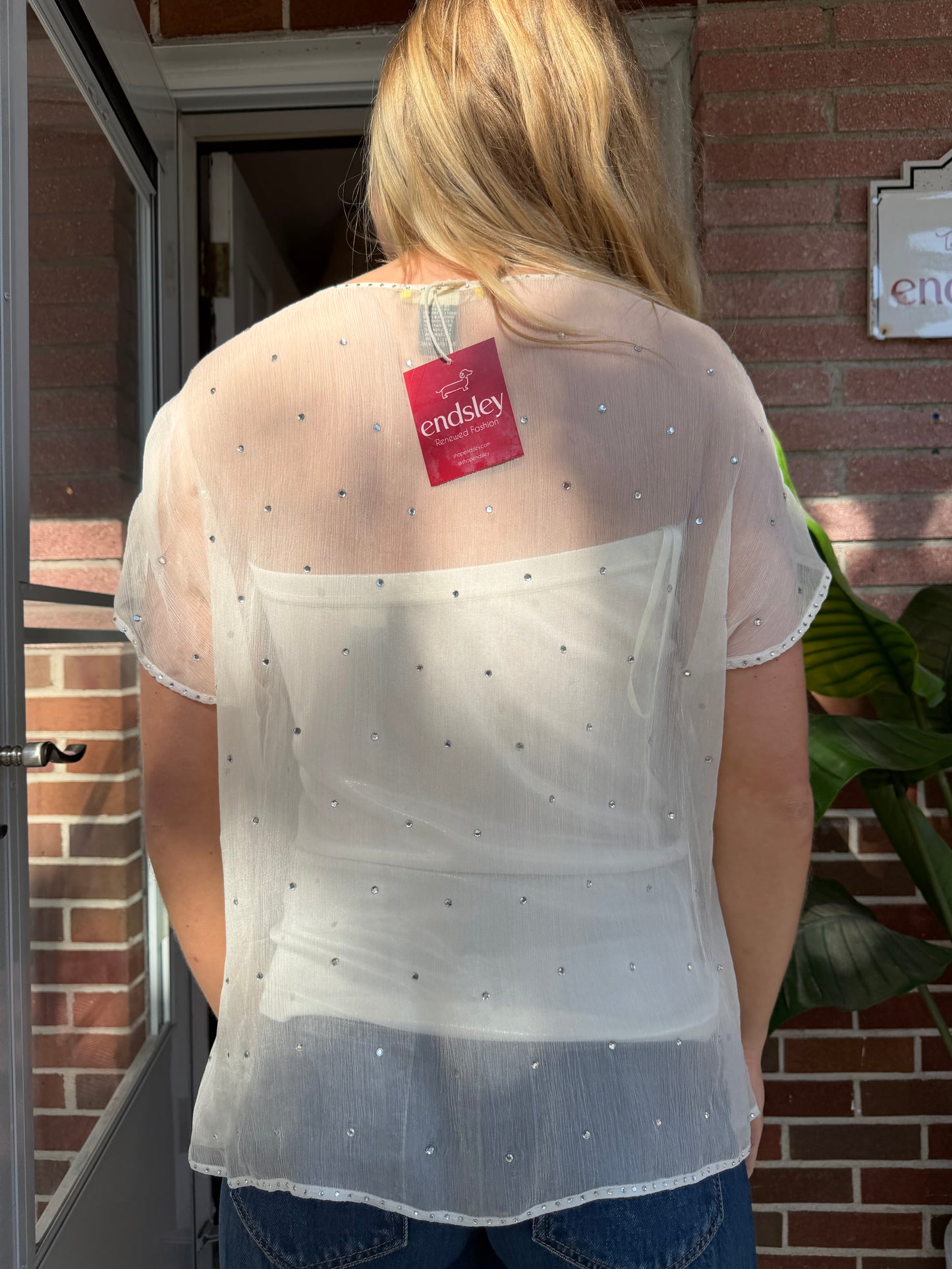 Catherine Malandrino | 100% Silk Two Piece Top, S (P)