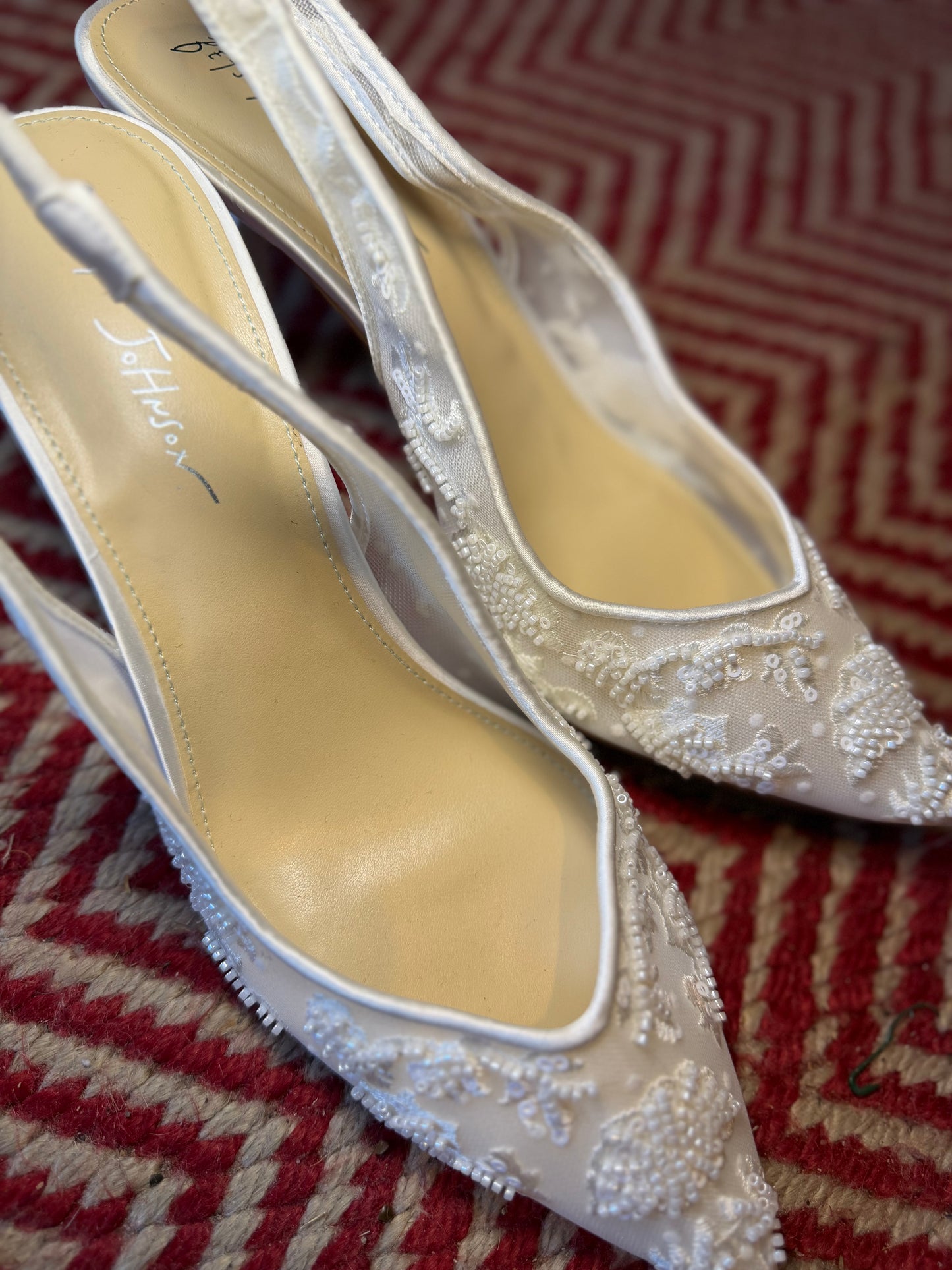 Betsy Johnson | Nikki Embellished Slingback Pumps, 9