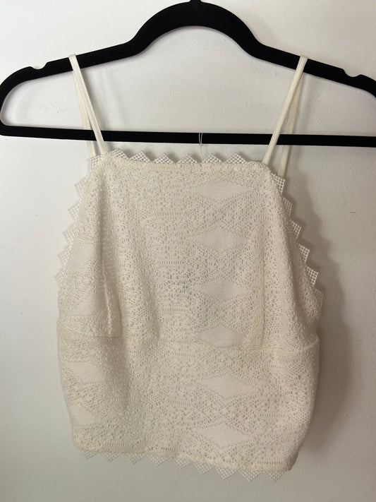 Topshop | White Crochet Cami Top