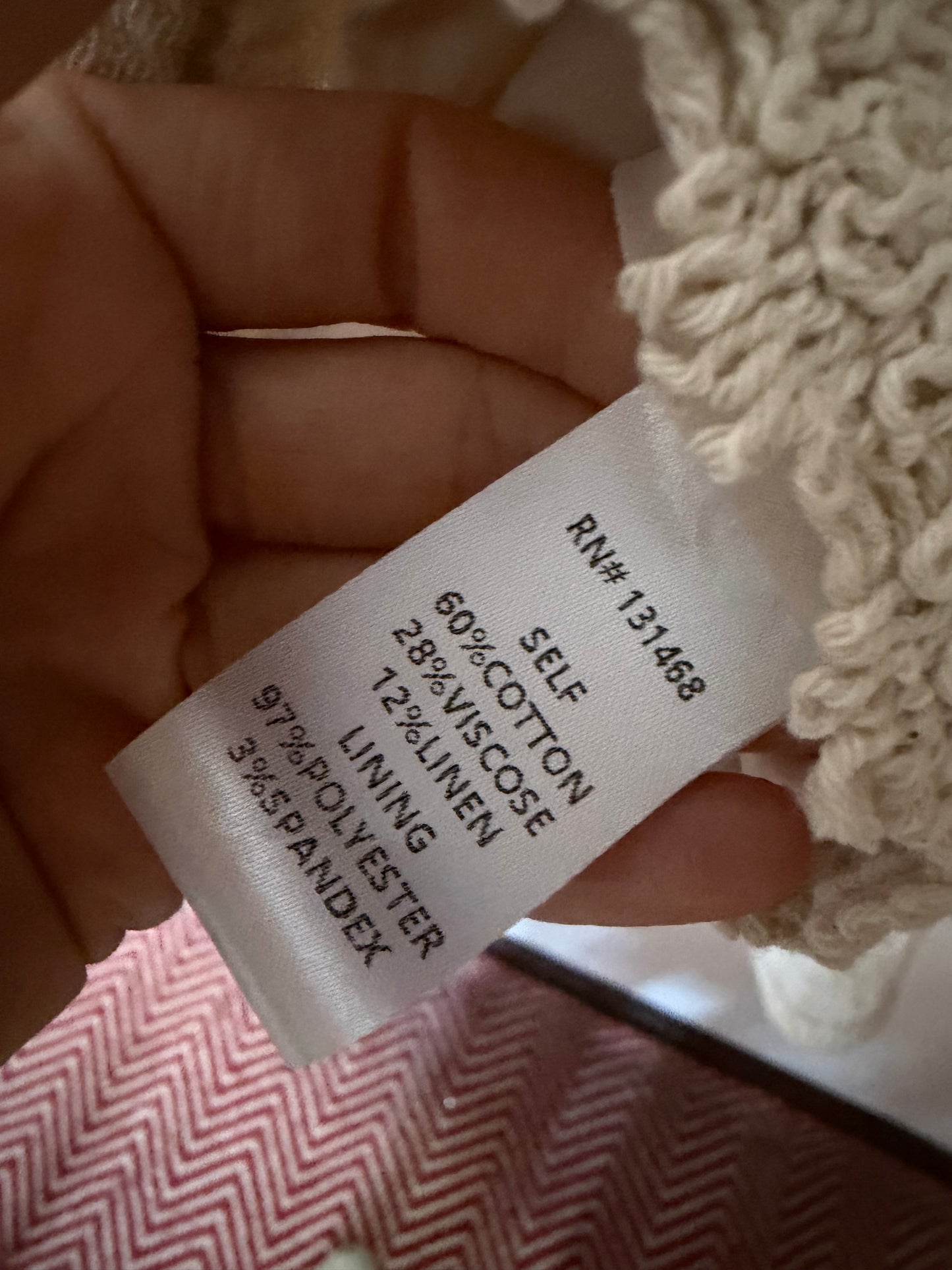 AVARA | Tan Linen Cotton Blend Jacket, L