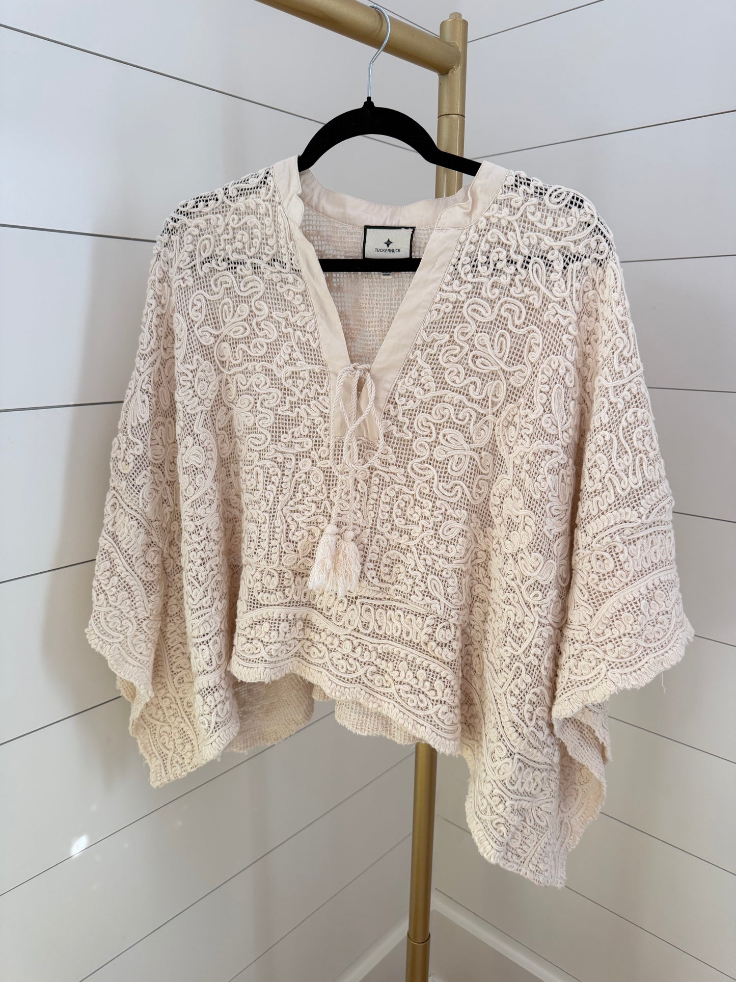 Tuckernuck  | Lace Apollo Poncho, XS