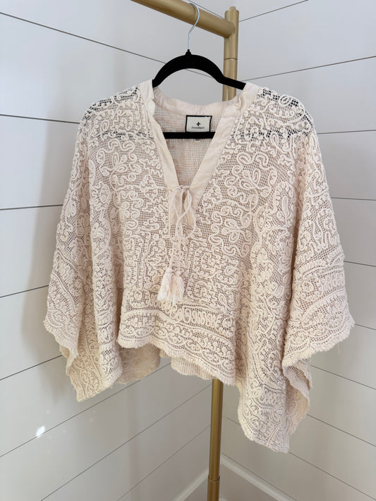 Tuckernuck  | Lace Apollo Poncho, XS