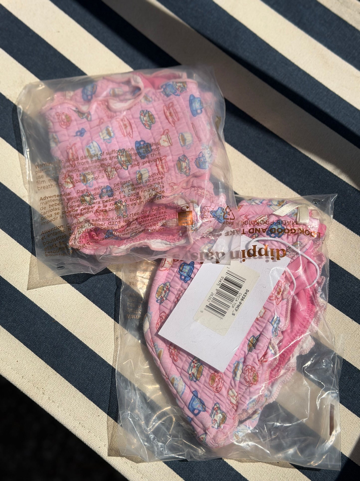 Dippin Daisys | Pink Cafe Lucca Bikini Set, S
