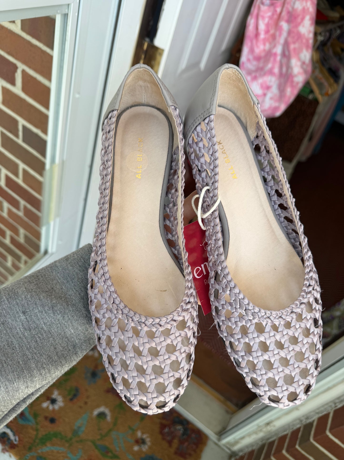 All Black | Ballet Flats, 38