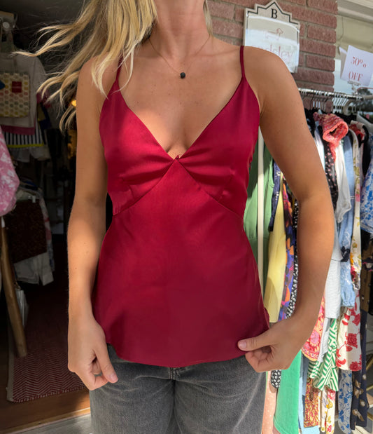 Olivaceous | V Neck Cami, S