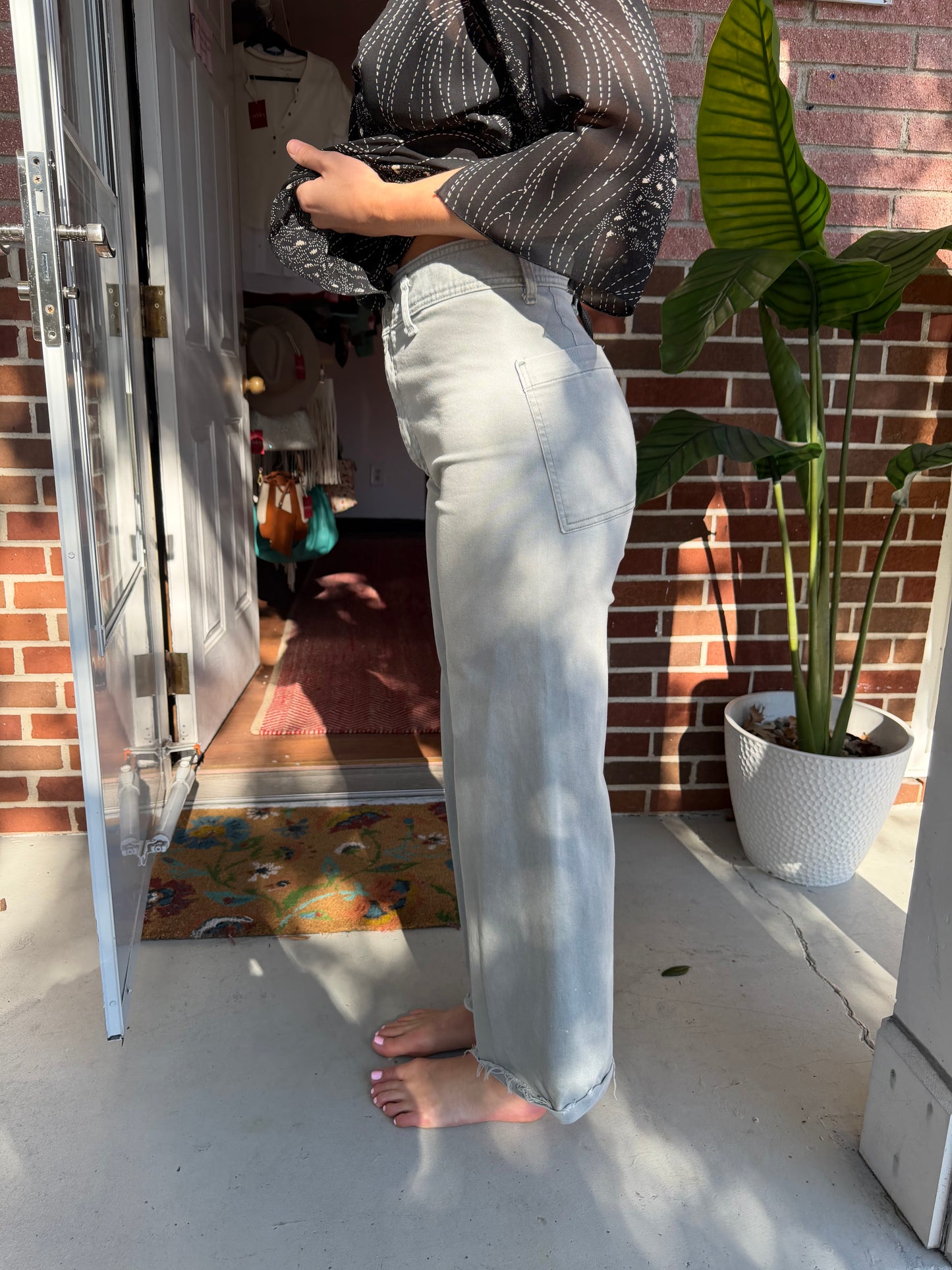 Zara | Straight/Wide Leg Jean, 6