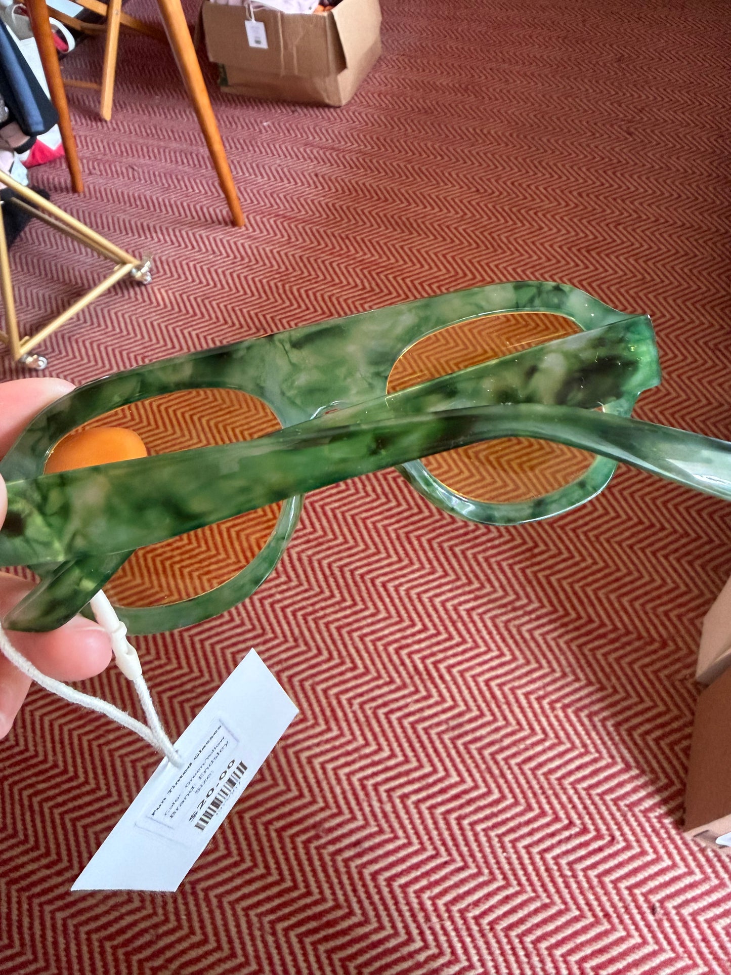 Green/Yellow Tinted Glasses