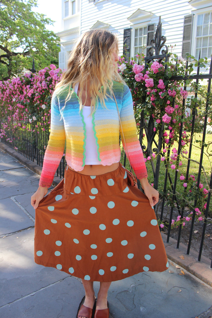 Free People | Polka Dot Skirt, XS