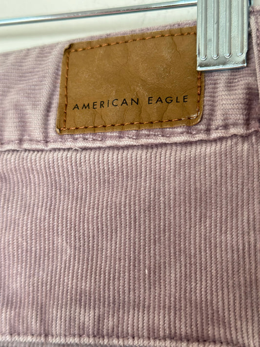 American Eagle | A-Line Lavendar Suede Skirt