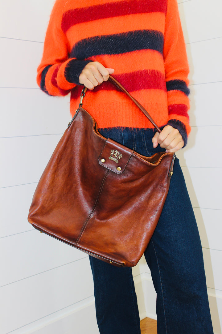 Pratesi  | Italian Leather Hobo Tote