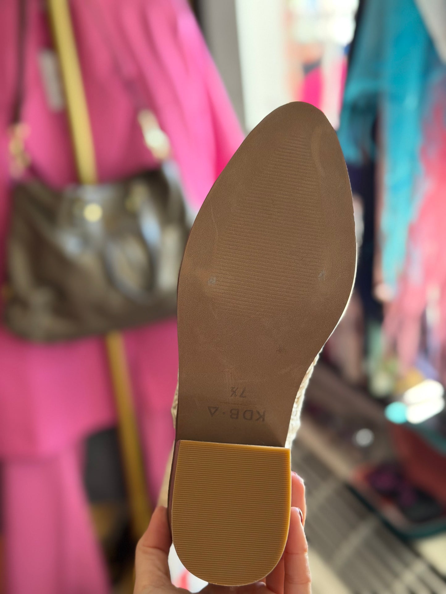 Kelsi Dagger \ Emery Ivory Crochet Booties, 7.5