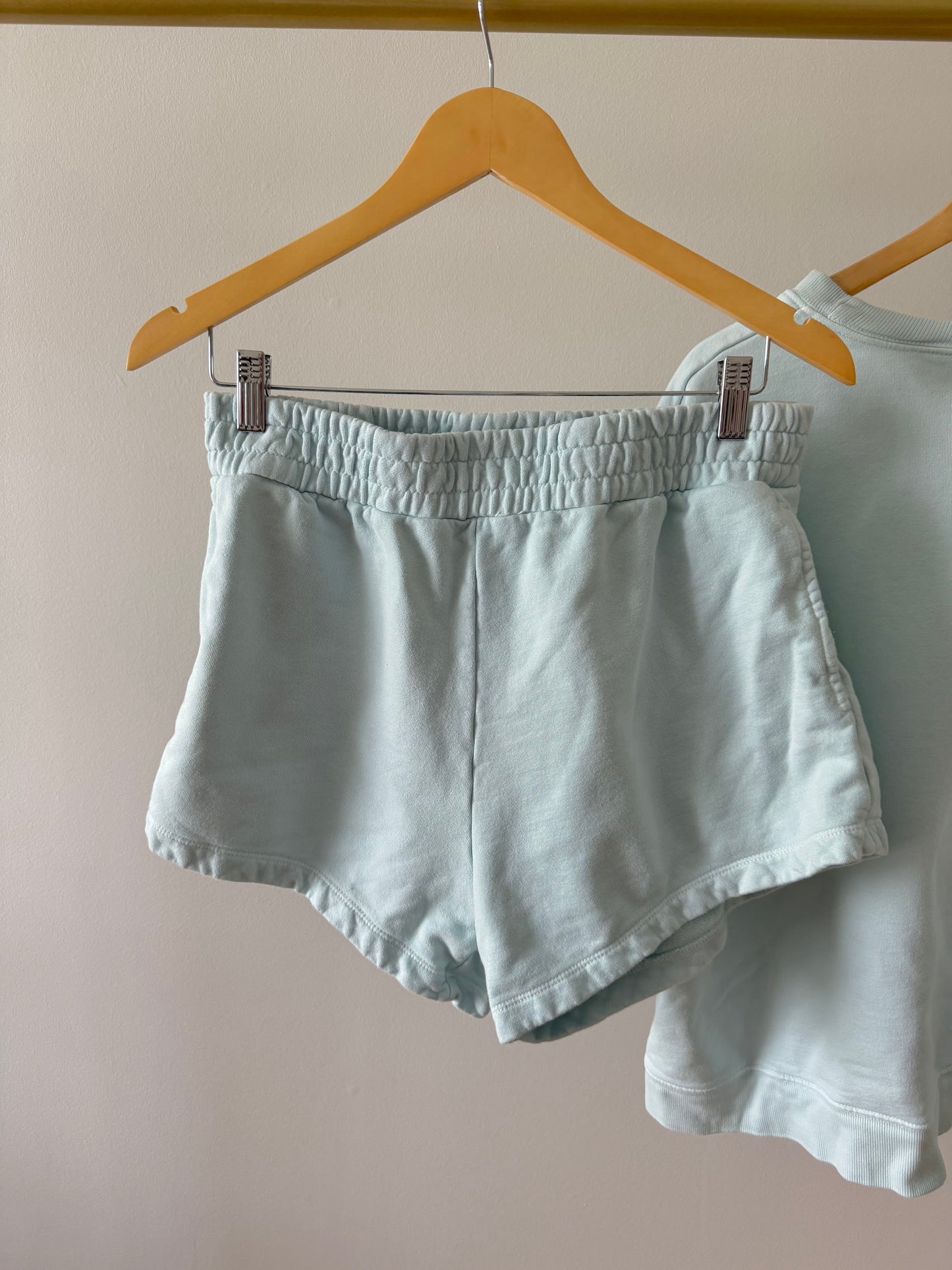 Daily Drills | Ice Blue Short Crew Set, M/L