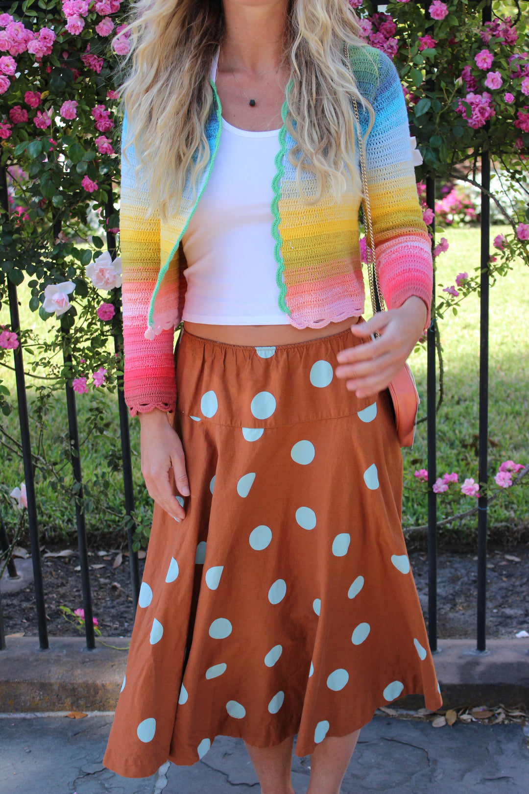 Free People | Polka Dot Skirt, XS