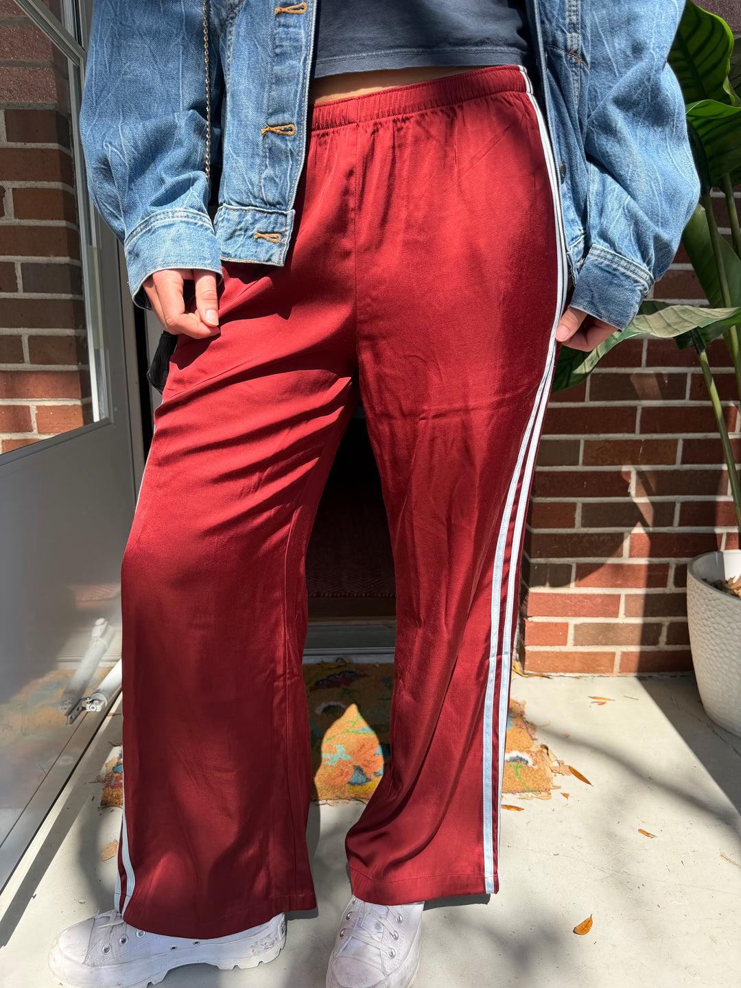 Loucia | Silk Side Striped Pants, S