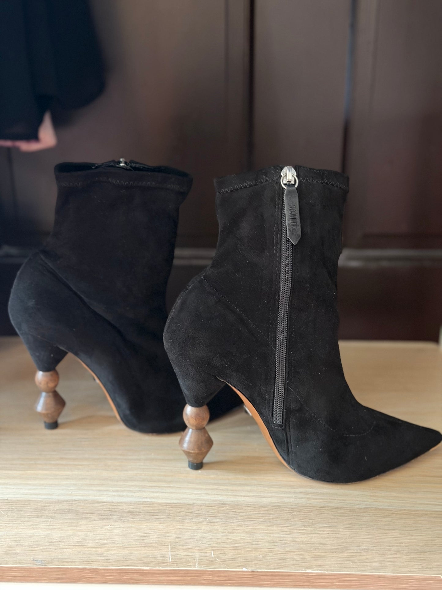 Schutz | Suede Boot Heels, 7.5