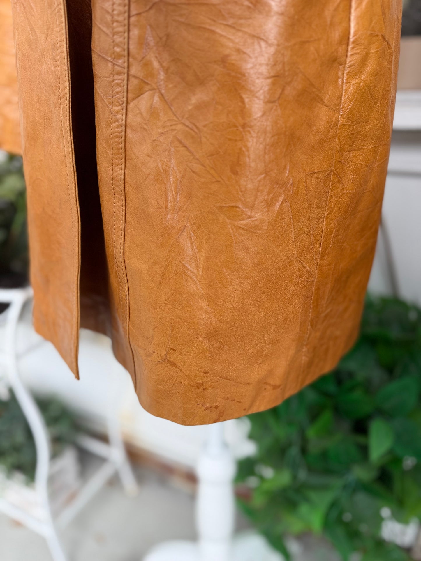 John Carlisle Essentials | Leather Coat with Detachable Fur Lining, M