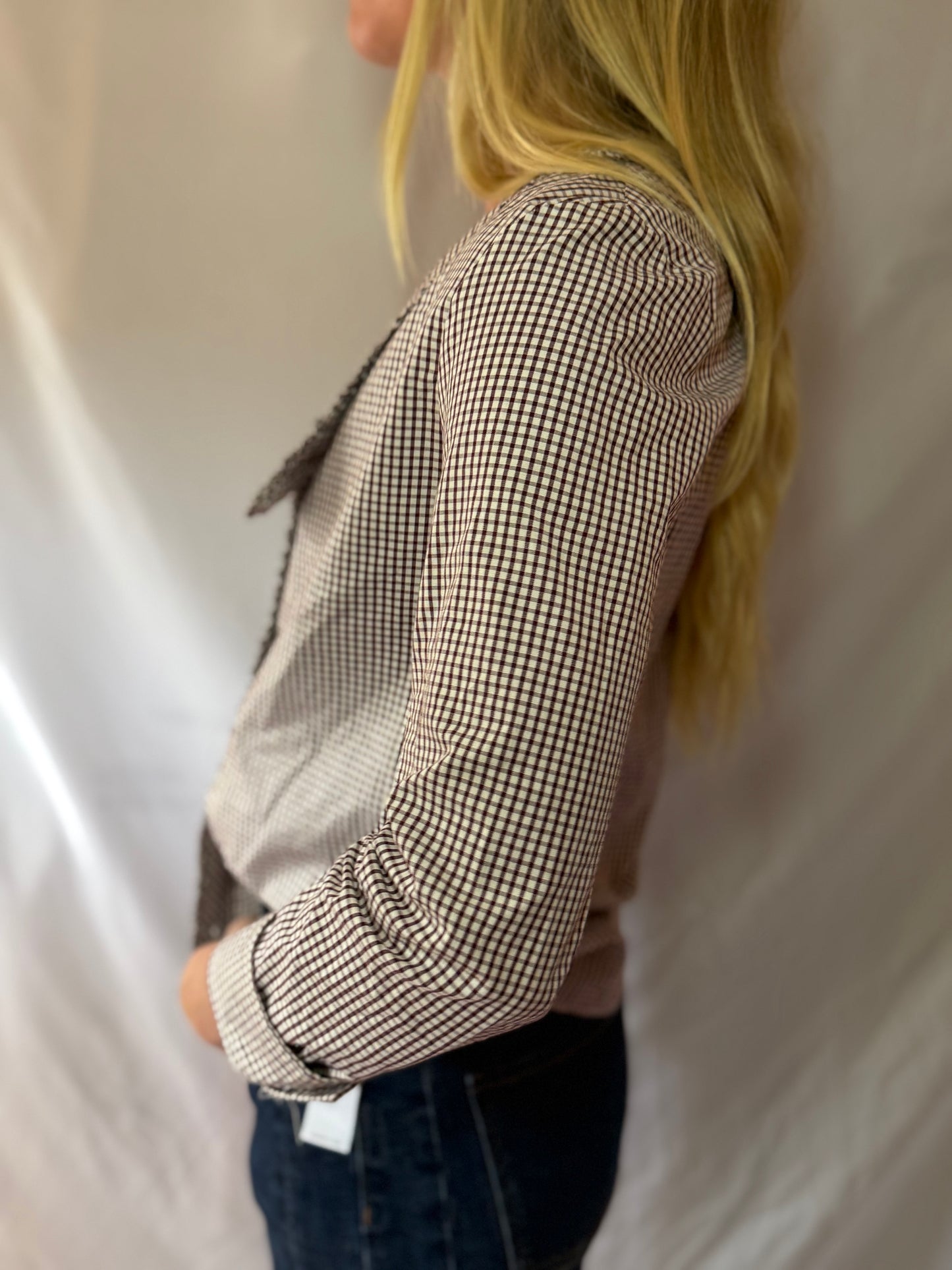 Zara | Collared Button Up Long Sleeve, XS
